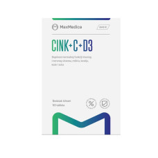 MAXMEDICA CINK+C+D3,50 TAB